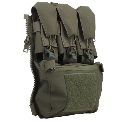 Assault Adapt Banger Back Panel Zip-On Rear Pack – Tactical Vest FCPC V5 Plate Carrier Accessories Bag with GP Pouch & Multitools Pocket