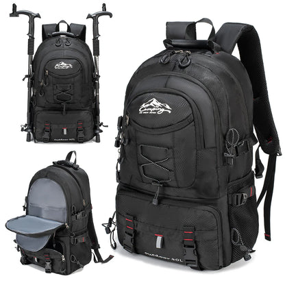 Large-Capacity Men’s Hiking Backpack – Travel & Outdoor European-Style Fashion Luggage Bag
