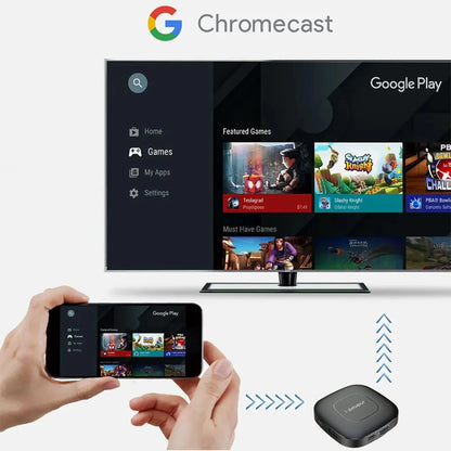 Android 13 Smart Home Theater TV Box – Allwinner H313, Google Assistant, Netflix Streaming, Bluetooth Media Player, 2GB/16GB, 2.4G/5G Wifi, T1