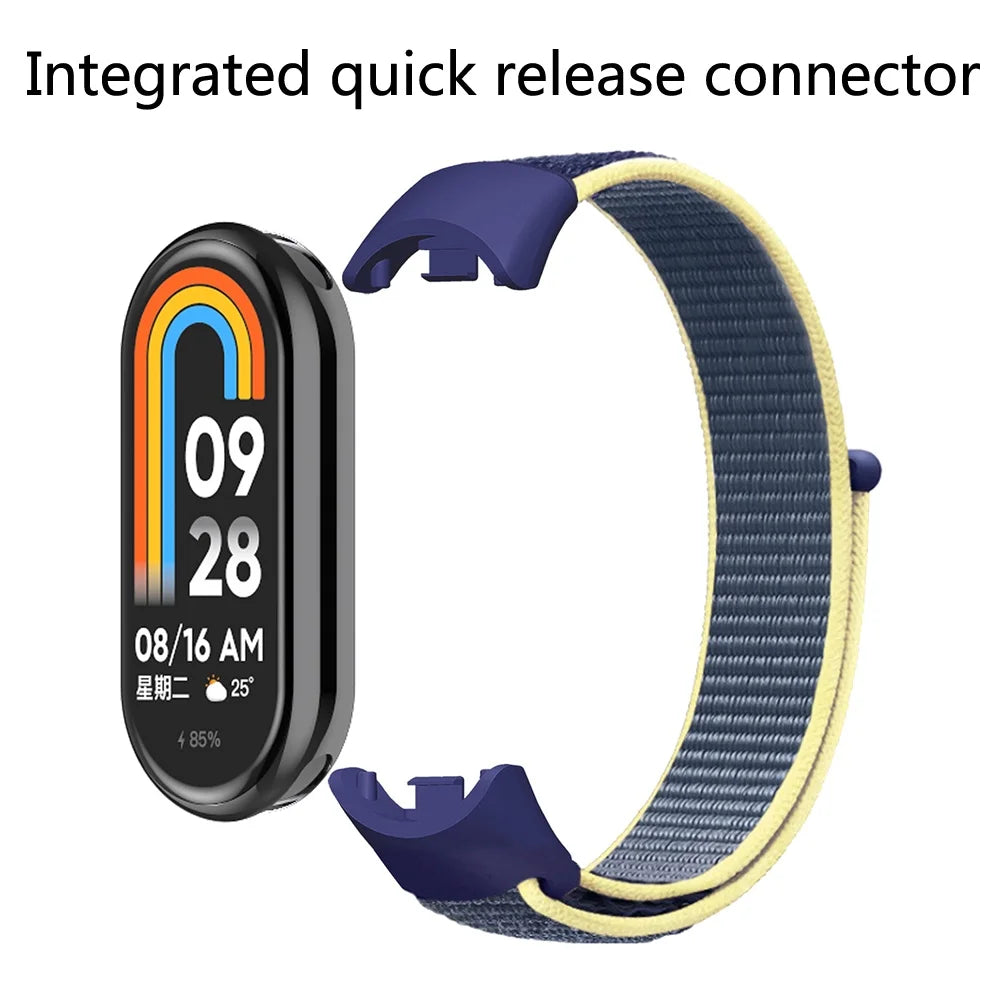 Nylon Loop Strap for Xiaomi Mi Band 9 & 8 NFC – Sport Replacement Wristband for Mi Band 7 6 5 4 3