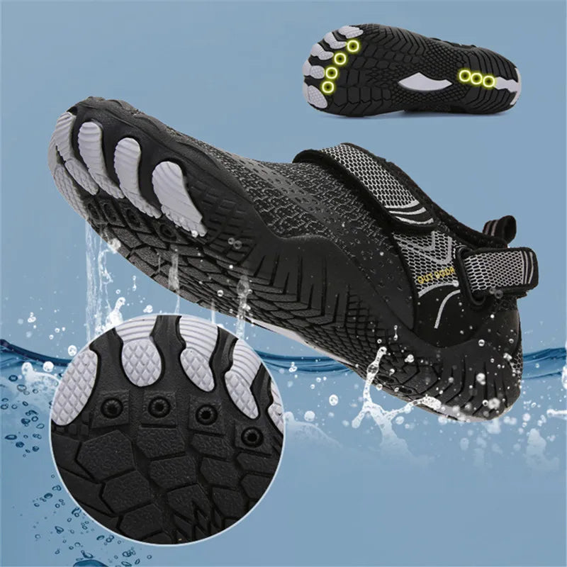 Water Shoes for Men and Women – Quick Dry Beach Aqua Shoes, Barefoot Upstream Hiking, Parent-Child Wading Sneakers
