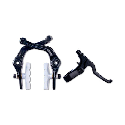 Funsea Bicycle U Brake Kit — Forged Alloy Lever with Transparent Pads, Inner & Outer Cable Housing, BMX Bike Accessories
