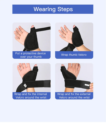 Flexible Wrist & Thumb Support Brace – Breathable Splint for Tendonitis, Arthritis, Left & Right Hand Protection