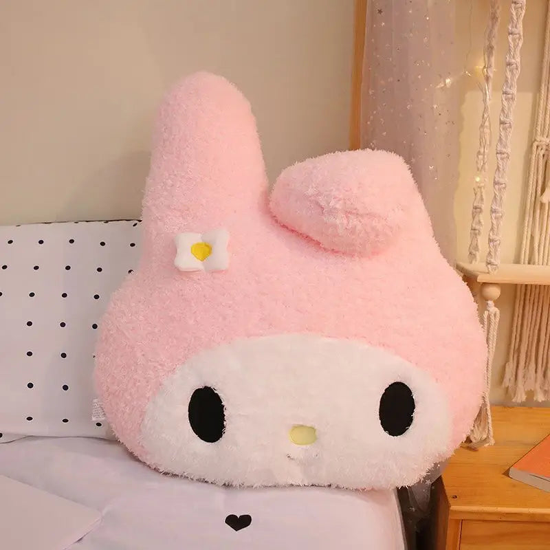 Sanrio My Melody & Kuromi Plush Dolls – Cute Soft Stuffed Animal Pillow, Cartoon Plush Toy for Girls’ Birthday & Christmas Gifts