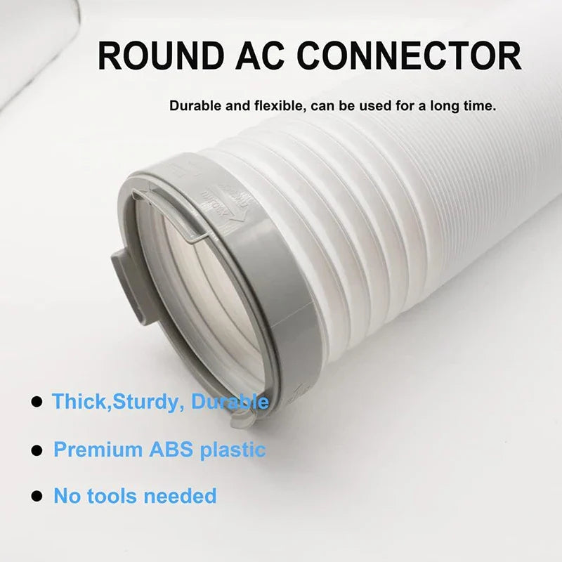 150mm Portable AC Exhaust Hose Connector – Replacement Duct Interface & Window Adapter for Air Conditioner Units