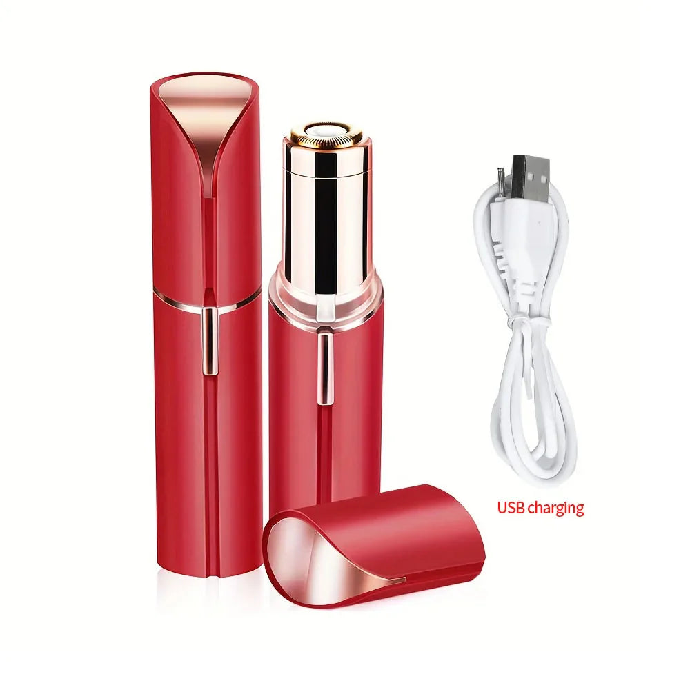 Women’s Facial Hair Remover — Painless Rechargeable Electric Shaver for Lip, Chin & Arms