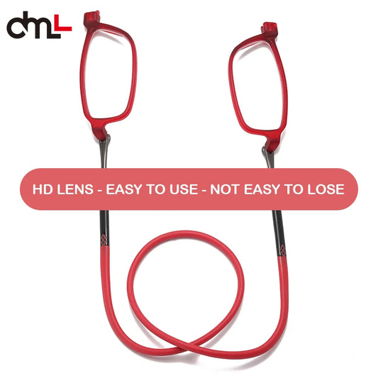 DML Ultralight Reading Glasses for Men & Women – Anti-Fatigue Presbyopia Glasses, Diopter +1.5 to +3.5