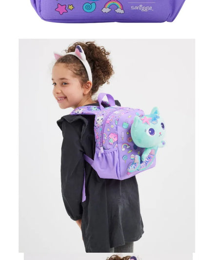New Australia Smiggle Gabby Schoolbag Set – Girls Shoulder Backpack with Meal Bag, 14-Inch, Perfect Semester Gift
