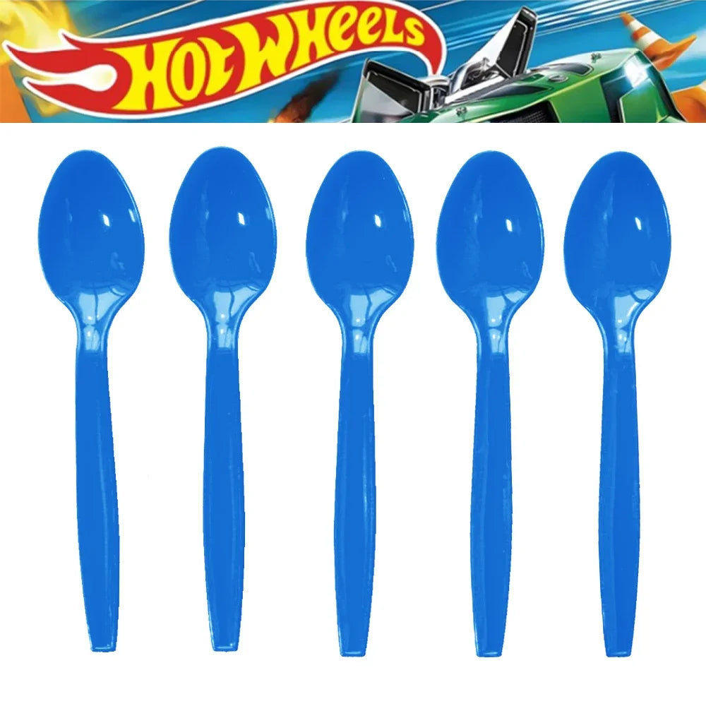 Kids Birthday Party Decoration Kit – Paper Tableware Set with Balloons, Plates, Cups & Tablecloth for Boys Baby Shower Party Supplies