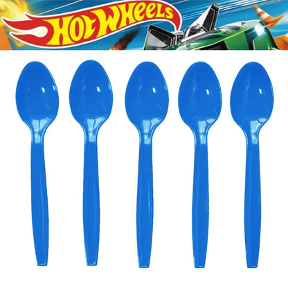 Kids Birthday Party Decoration Kit – Paper Tableware Set with Balloons, Plates, Cups & Tablecloth for Boys Baby Shower Party Supplies