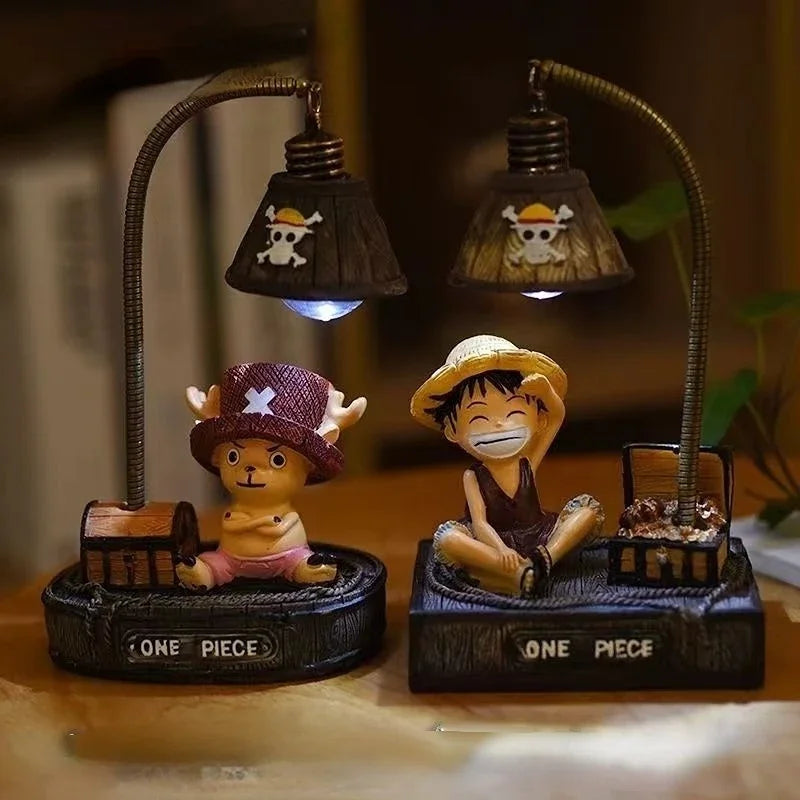 One Piece Luffy LED Night Light – Cute Anime Desk Lamp for Office, Study & Birthday Gifts