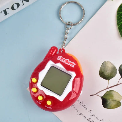 Transparent Electronic Tamagotchi – 168 Pets in One Virtual Cyber Digital Toy, Nostalgic Pixel Fun Play
