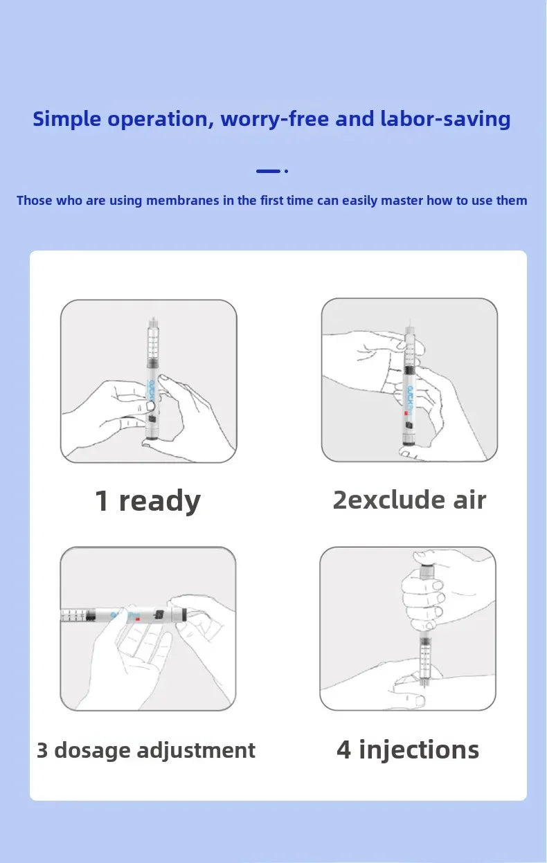 Adjustable Dosage Disposable Injection Pen — Auxin & Insulin Delivery Device