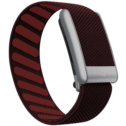 Whoop 5.0 Compatible Nylon Wristband - Black, Silver & Gold Woven Elastic Sports Replacement Strap