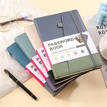 A5 Password Keeper Notebook with Alphabetical Tabs – Internet Login Organizer for Computer & Website Addresses