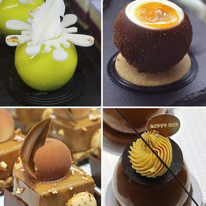 3D Sphere Silicone Mold — Ball-Shaped Mousse Cake, Chocolate Truffle & French Dessert Baking Tool