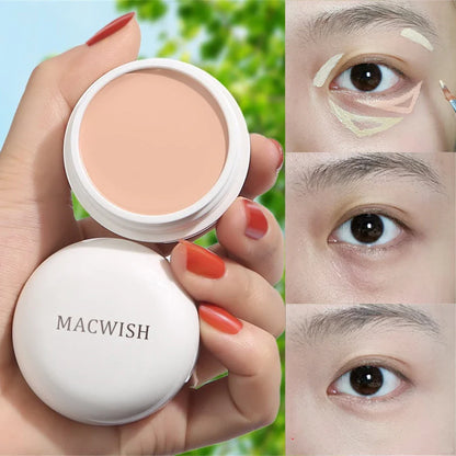 Waterproof Full Coverage Concealer – Natural Finish Foundation for Tattoos, Scars, Dark Circles, Acne, and All Skin Types