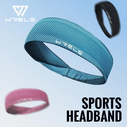 Summer Sports Headband – Breathable Non-Slip Elastic Sweatband for Tennis, Running & Fitness Training, Lightweight Sweat-Wicking Hairband