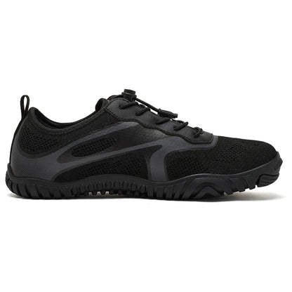 HOBIBEAR Unisex Barefoot Wide Toe Sneakers – Zero Drop Outdoor Running & Beach Walking Shoes with Elastic Band