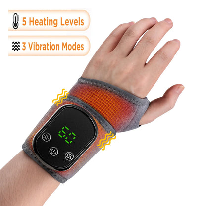 Electric Foot & Hand Massager with Heat and Vibration – Portable Ankle & Joint Relaxation Therapy Device