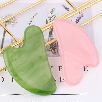 Guasha Massage Scraper – Beeswax Face & Eye Massager, Acupuncture Gua Sha Board for SPA and Beauty Therapy