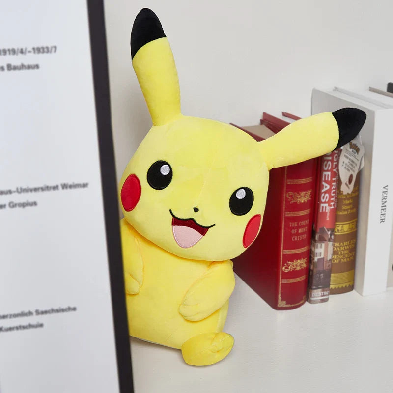 Kawaii Large Pikachu Stuffed Toy – High-Quality Pokémon Plush Doll with Gengar Peluche Pillow, Perfect Xmas Gift for Kids and Friends