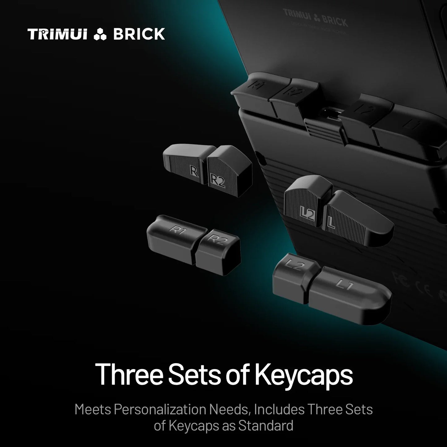 TRIMUI BRICK Handheld Game Console – 3.2'' IPS Screen, Linux System, LED Lighting, Metal Back Panel, Free Keycap Gifts