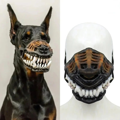 Dog Mouth Mask - Padded Latex Rubber Halloween Movie & TV Costume Prop Animal Mask