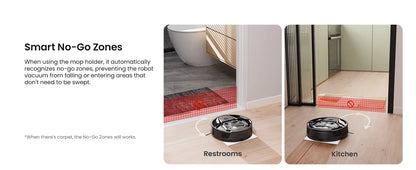 Lefant M320 Robot Vacuum Cleaner with Mop – 6000Pa Suction, 210 Min Runtime, 800ML Dustbin, Carpet Detection