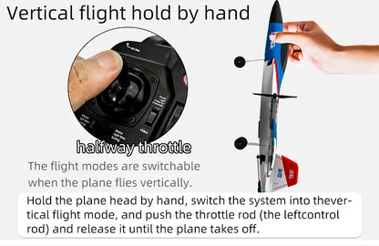 F22 RC Foam Plane – 4-Channel 6G Auto Stabilization with 4K Camera Remote Control Toy