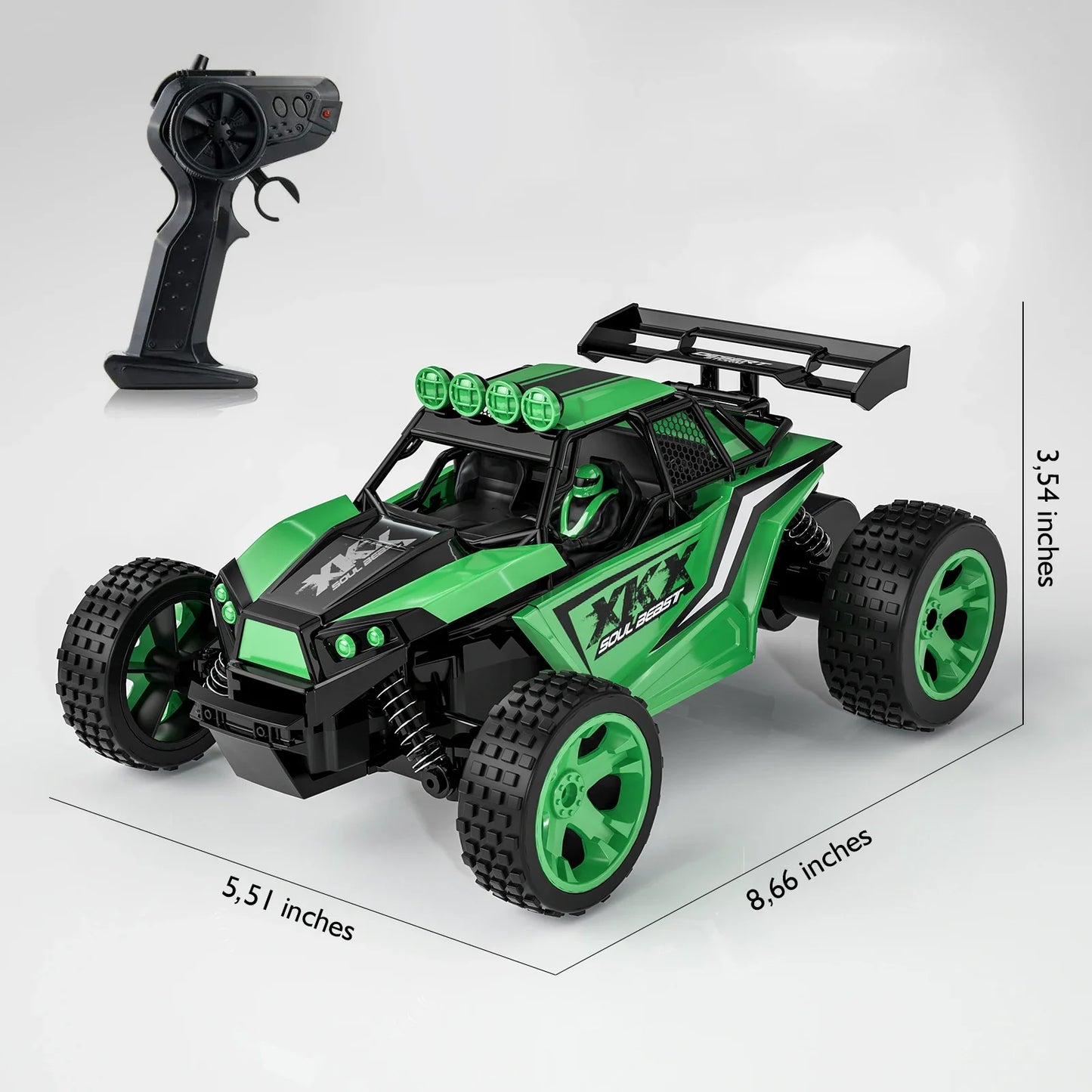 Sinovan 1:18 RC High-Speed Car – 20km/h Remote Control Drift Toy for Kids
