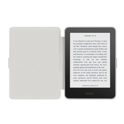 Kobo Clara 2E Case with Screen Protector — 6" Auto Sleep Leather Magnetic Cover & Transparent Acrylic Funda