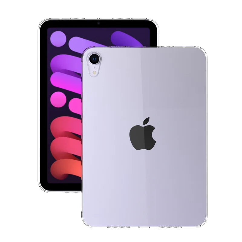 Ultra Thin Transparent Silicone Case for iPad Mini 6, 5, 4 – Soft Protective Cover for 8.3” & 7.9” (2021 & 2019 Models)