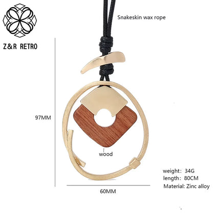 Vintage Long Chain Necklace – Irregular Gothic Pendant Jewelry for Women, 2023 Trendy Fashion Accessories