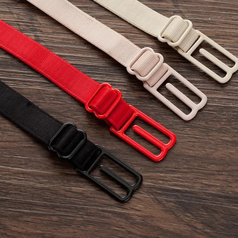 Invisible Non-Slip Bra Strap Holders: Adjustable Women's Underwear Lingerie Extenders with Shoulder Straps Belt Buckles - Pack of 1-5