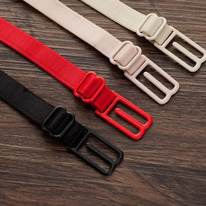 Invisible Non-Slip Bra Strap Holders: Adjustable Women's Underwear Lingerie Extenders with Shoulder Straps Belt Buckles - Pack of 1-5