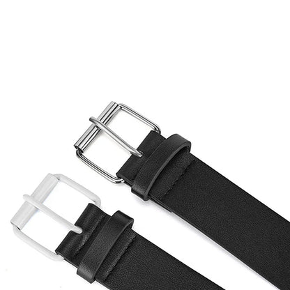 Personalized Rivets Checkerboard PU Leather Belt – 107CM Universal Hip-Hop Punk Fashion Belt for Men & Women