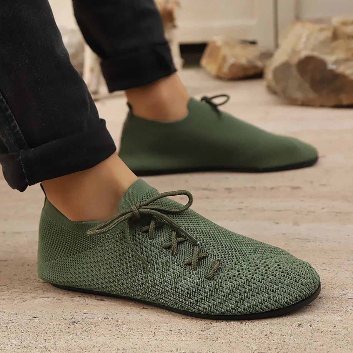 Men’s Breathable Mesh Loafers – Lightweight Anti-Slip Driving & Walking Shoes, Comfortable Summer Casual Office Footwear