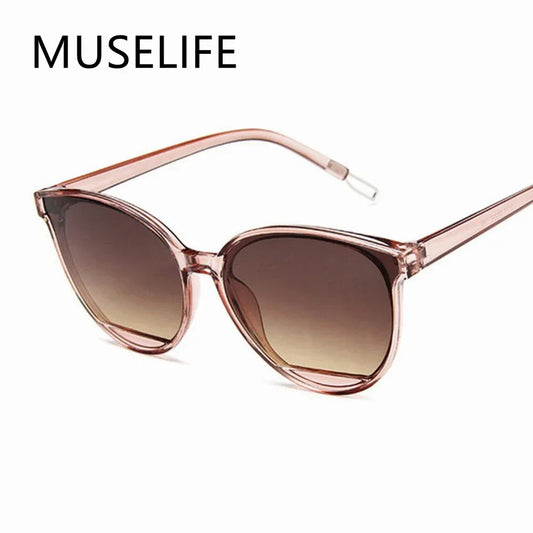 2025 New Arrival Fashion Sunglasses for Women, Vintage Metal Mirror Sun Glasses, UV400 Protection Oculos De Sol Feminino