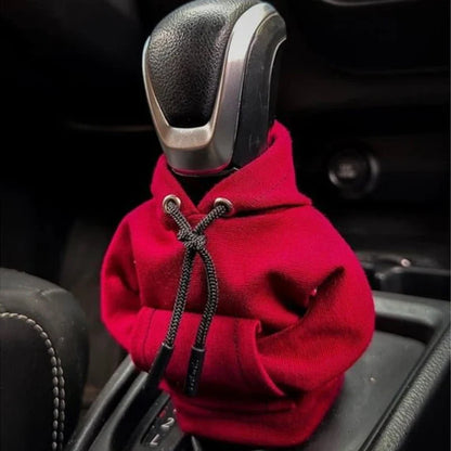 Universal Gear Shift Lever Hoodie Cover – Manual & Automatic Car Handle Decoration Interior Accessory