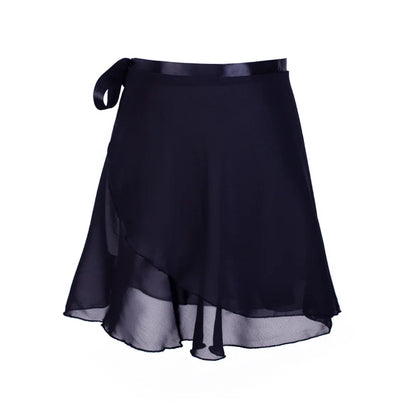 Adult Chiffon Ballet Tutu Wrap Skirt – Women & Girls Dance Gymnastics Training Skirt Lightweight Ballet Faldas Dancewear