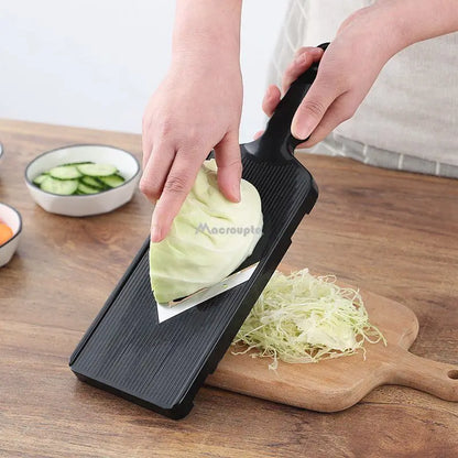 Japanese Cabbage Grater - Perfect for Shavings, Slicing, and Shredding Round and Purple Cabbage