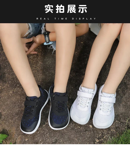 Wide Barefoot Shoes for Little & Big Kids – Boys & Girls Minimalist Sneakers, Lightweight Non-Slip Walking & Skate Flats