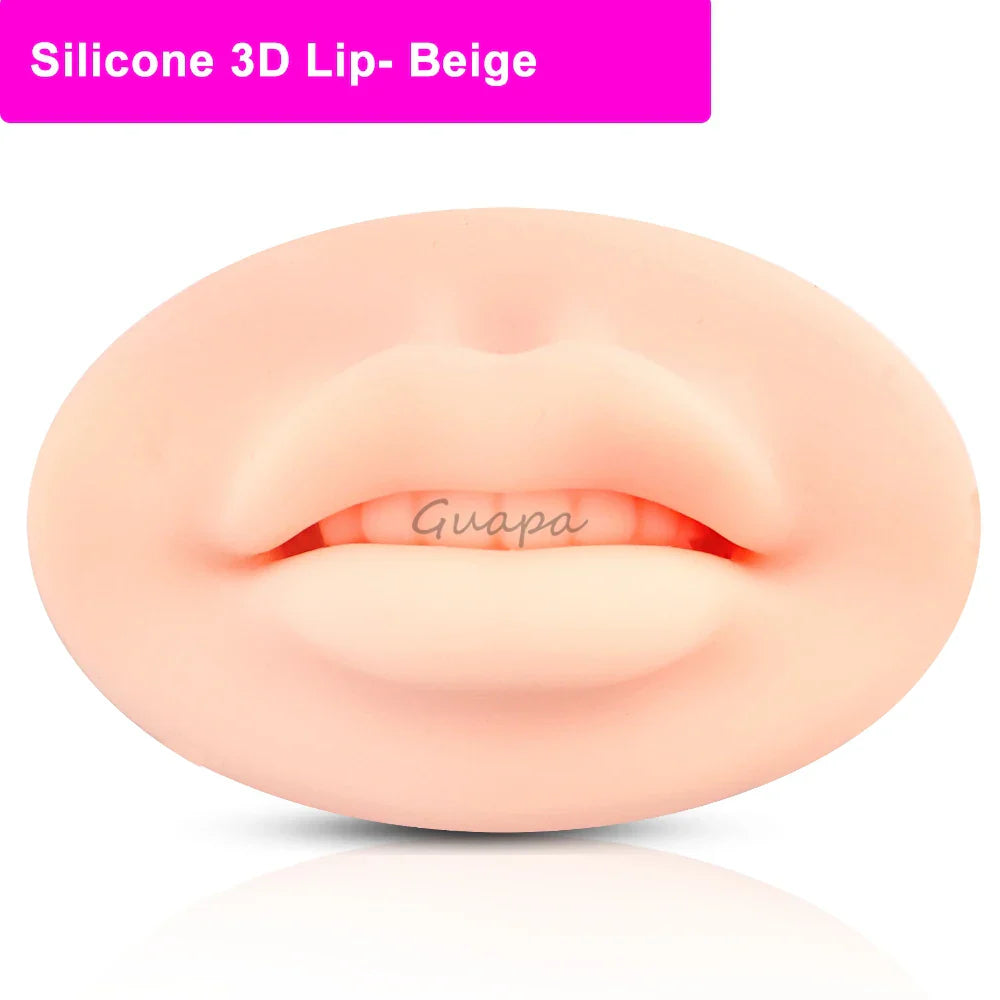 Silicone Practice Skin for Permanent Makeup — Double-Sided Latex Sheet with Brows Design for Hair Stroke Training