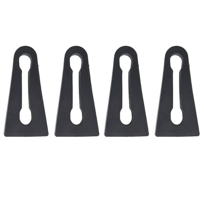 4PCS Shock Absorber Rubber Door Lock Buffer - Damping Seal Pad Deadener for VW, Audi, Skoda, Seat - Quiet Replacement Accessories for Enhanced Car Door Performance