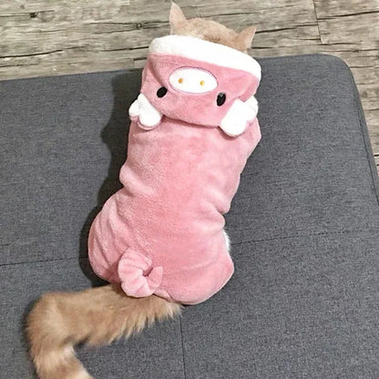 Soft Warm Fleece Dog Jumpsuits - Pet Clothing for Small Dogs, Puppies, and Cats, Perfect for Chihuahuas and Yorkshires