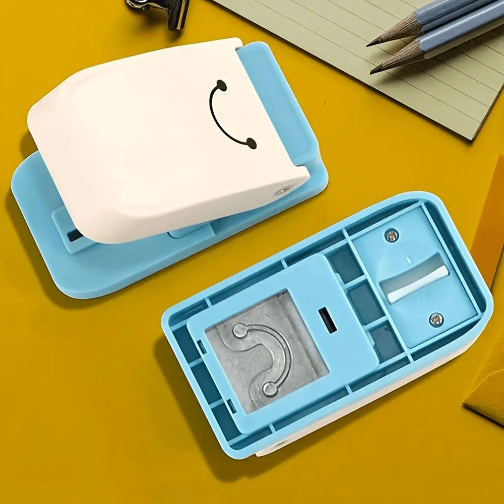 Random Color Creative Keychain Hole Punch – DIY Scrapbook Embossing & Craft Tool