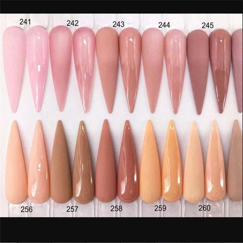 50g/100g Bulk Nude Acrylic Powder - 4-in-1 Solid Crystal Colors for Nail Extension, Dipping & Engraving, Acrylic Monomer