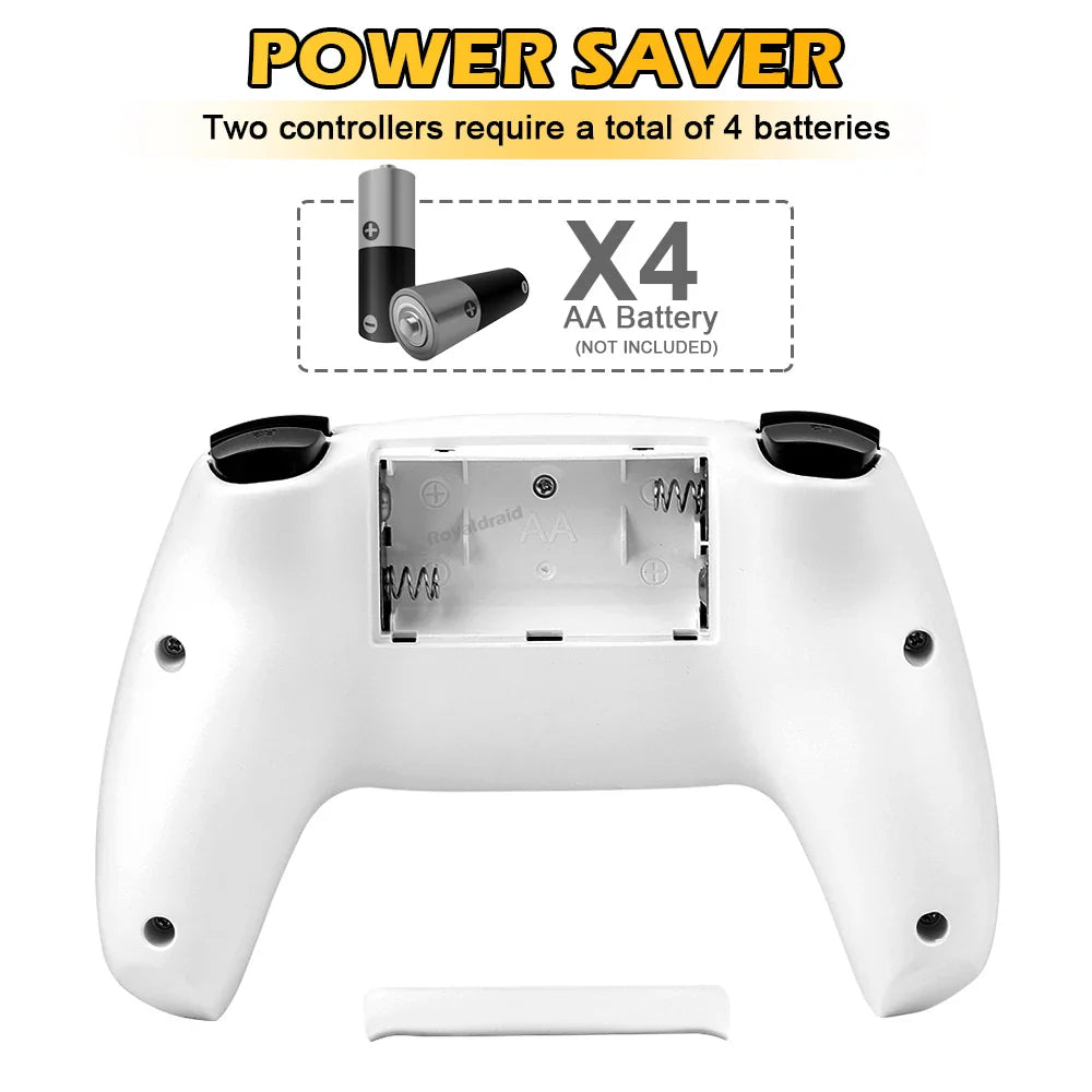 NEW 128GB X9 PRO Retro Game Console — TV Video Game Stick with 45+ Emulators for PS1, PSP, NDS, N64 & 40,000+ Games, 2.4G Dual Controllers