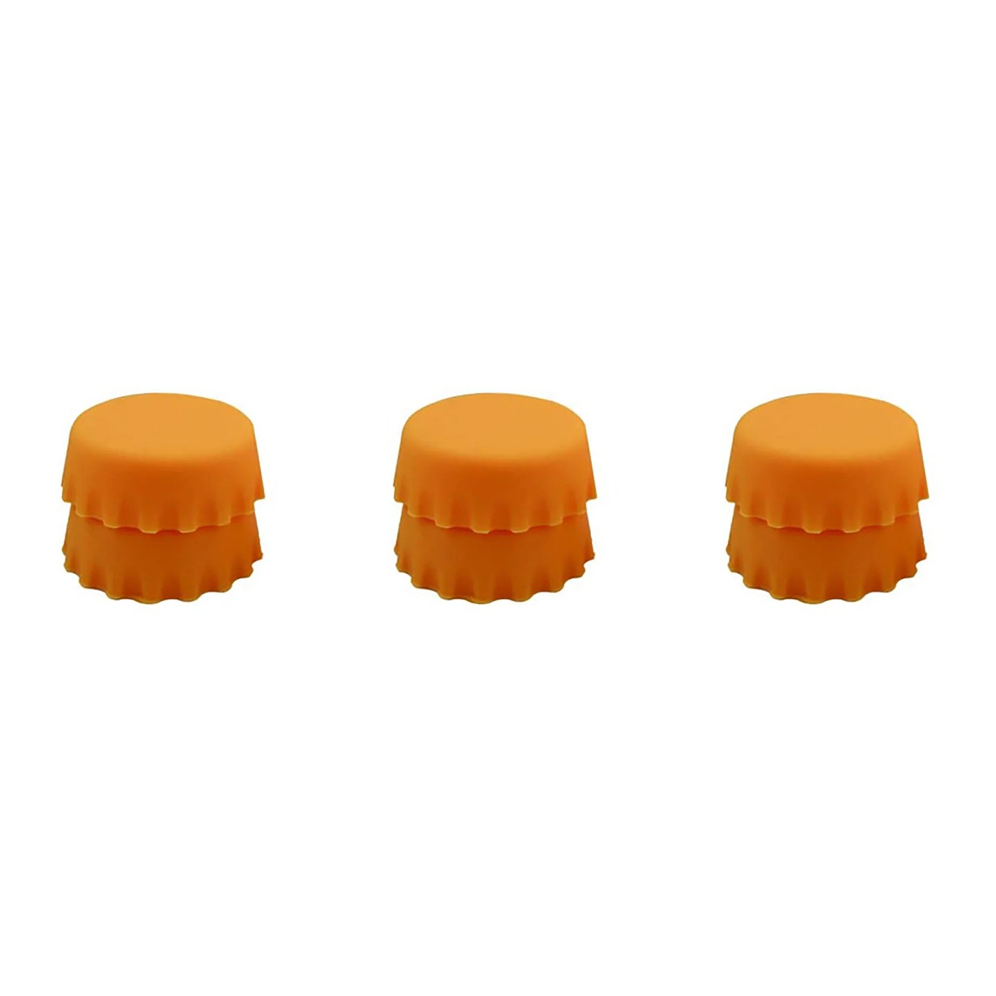 2/6/12pcs Silicone Beer Bottle Caps – Preservative Covers for Wine, Vinegar, Soy, and Cocktail Bottles